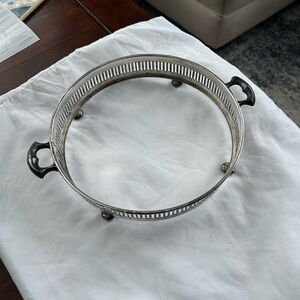Elegant Silverplate Vintage Casserole Ring